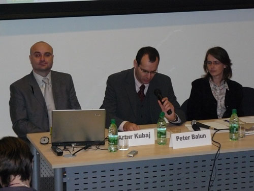 Zľava: Artur Kubaj, Peter Balun, Ľubica Suballyová. Foto: Zľava: A. Kubaj, P. Balun, Ľ. Suballyová.